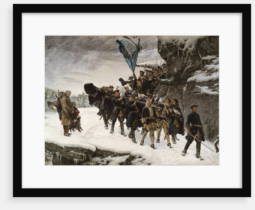Bringing Home the Body of King Charles XII of Sweden by Gustaf Cederström
