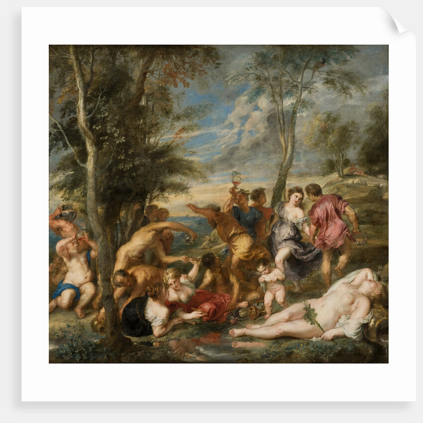 The Bacchanal of the Andrians by Pieter Paul Rubens