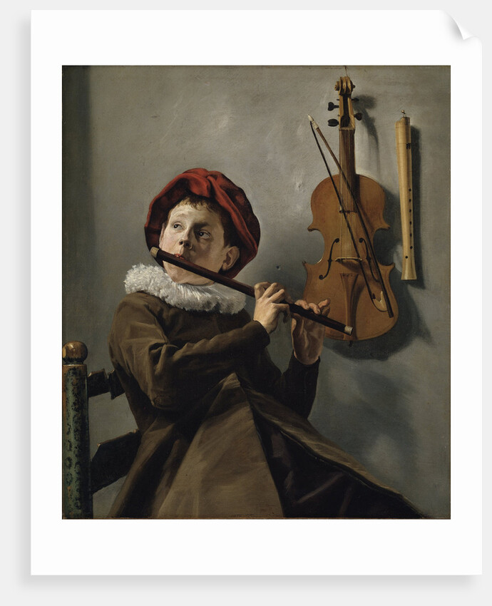 Boy playing the Flute by Judith Leyster