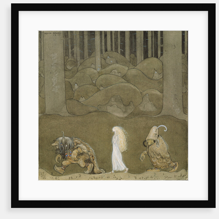 The Princess and the Trolls by John Bauer
