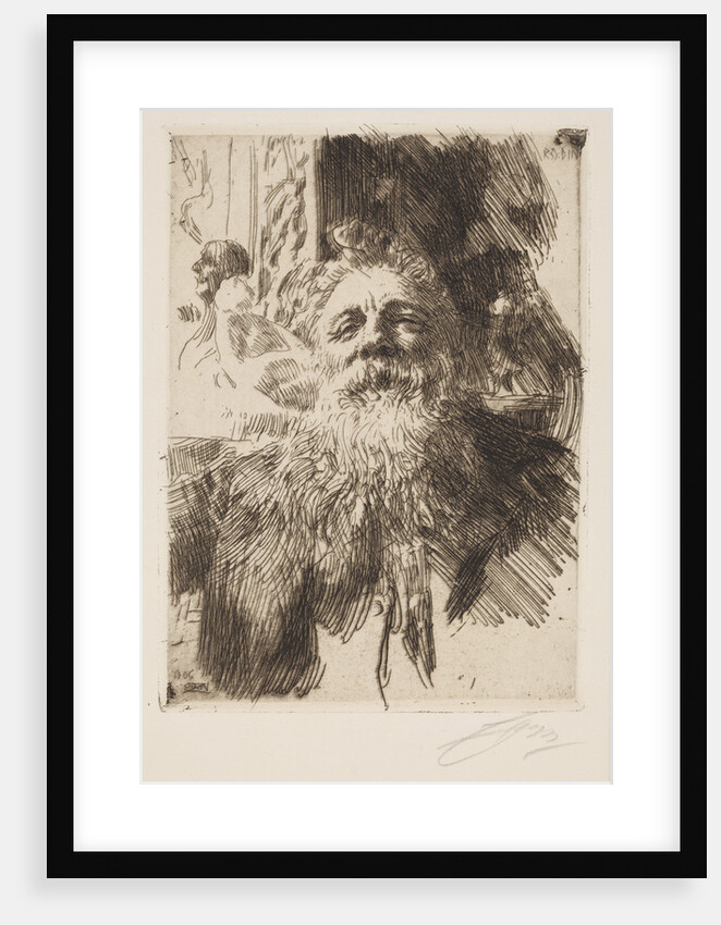 Auguste Rodin by Anders Leonard Zorn
