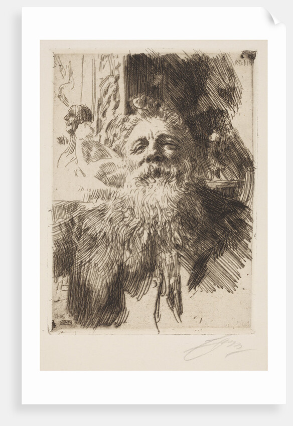 Auguste Rodin by Anders Leonard Zorn