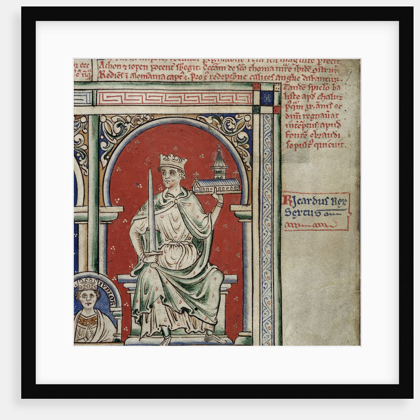 Richard I the Lionheart by Matthew Paris