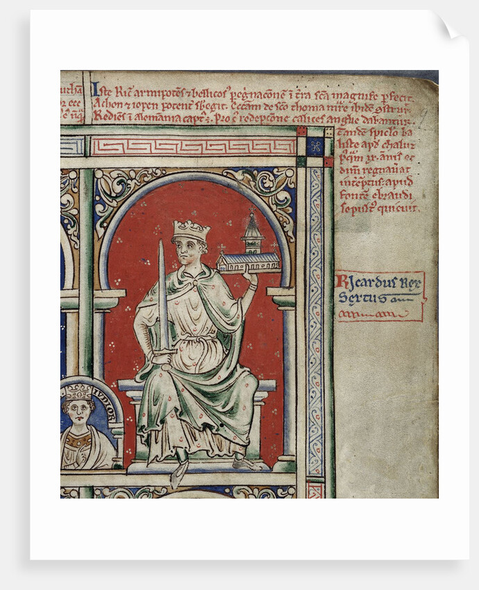 Richard I the Lionheart by Matthew Paris