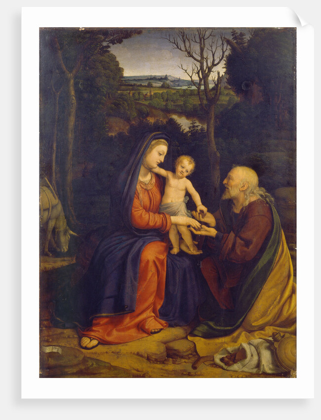 The Rest on the Flight into Egypt by Andrea Solari
