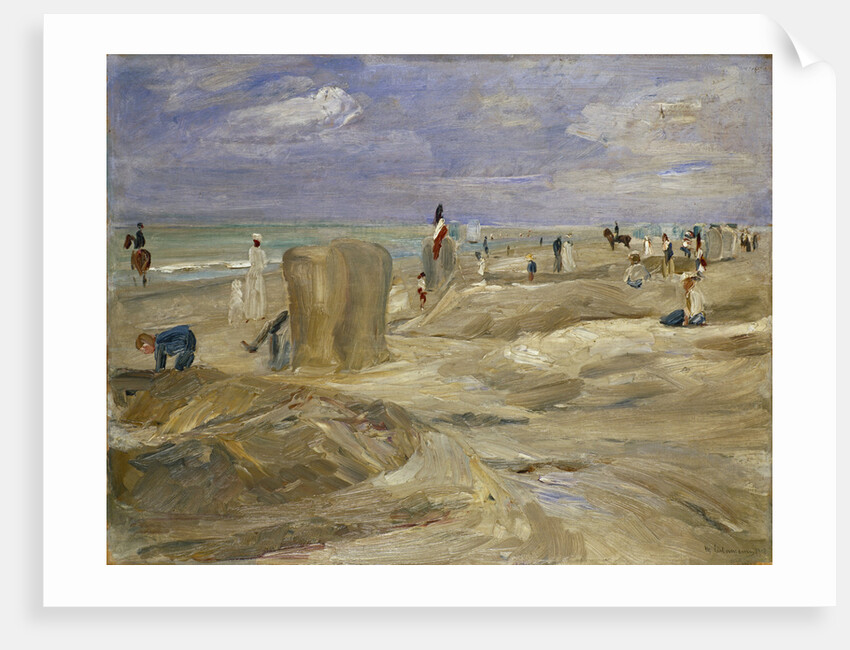 Beach at Noordwijk by Max Liebermann
