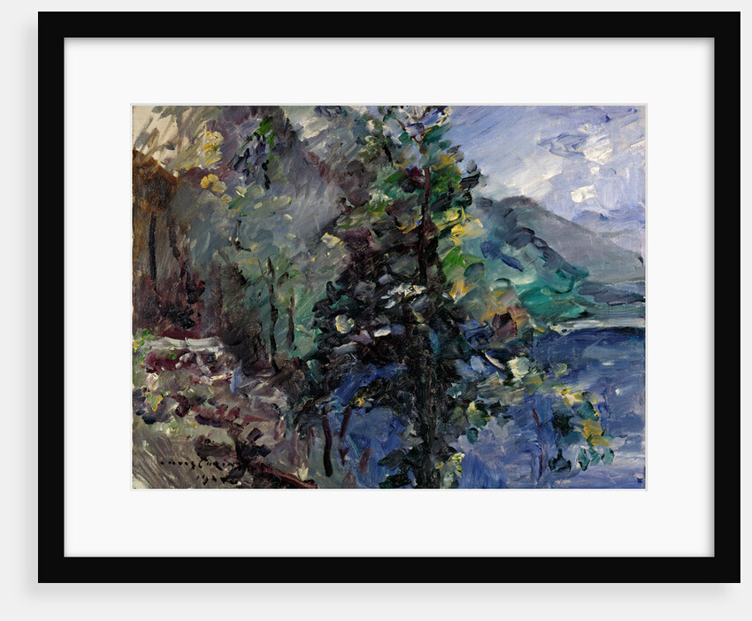 Jochberg at the lake of Walchensee by Lovis Corinth