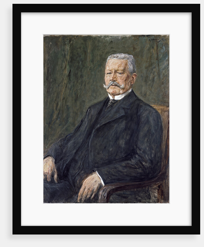 Portrait of Paul von Hindenburg by Max Liebermann