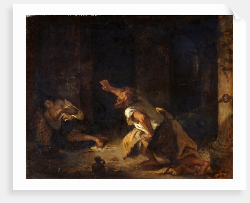 The Prisoner of Chillon by Eugène Delacroix