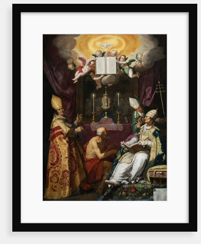 The Four Fathers of the Latin Church by Abraham Bloemaert