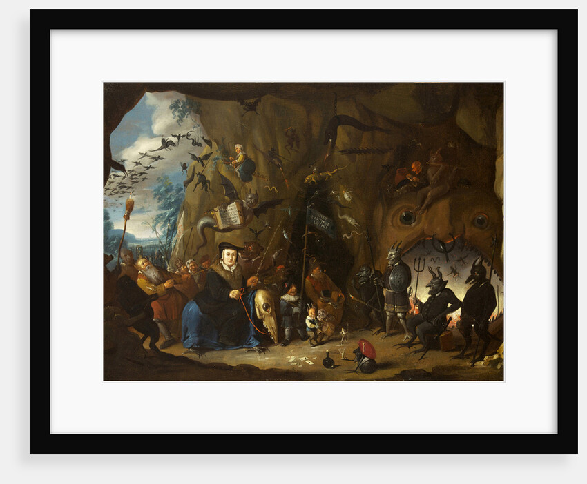 Luther in Hell by Egbert van Heemskerk the Younger