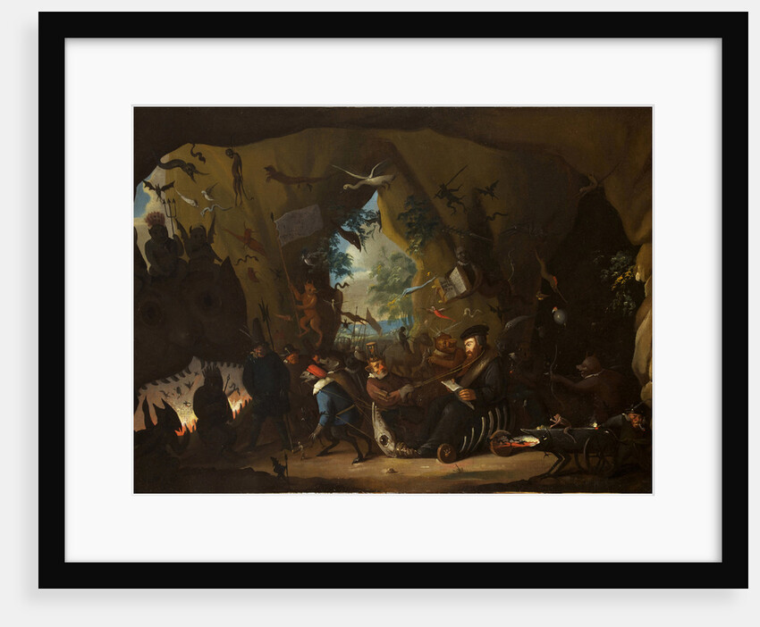 Calvin in Hell by Egbert van Heemskerk the Younger
