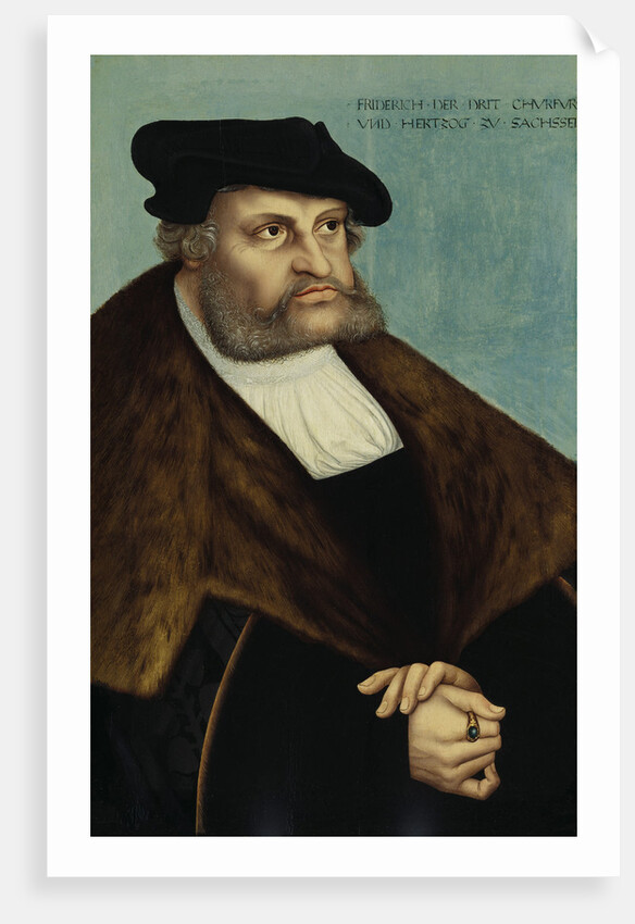 Portrait of Frederick III, Elector of Saxony by Lucas Cranach the Elder