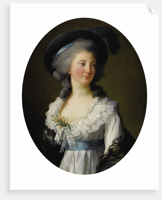 Portrait of Princess Elzbieta Izabela Lubomirska (née Countess Czartoryska) by Marie Louise Elisabeth Vigée-Lebrun