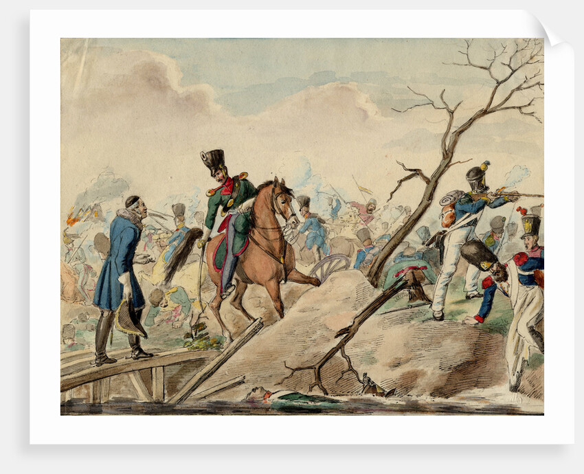 An Episode from the Battle of Leipzig by Anonymous