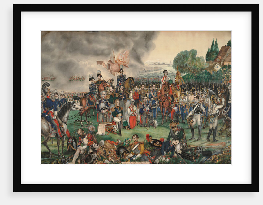 A Sacred Moment after the Battle of the Nations on October 18, 1813 by Anonymous