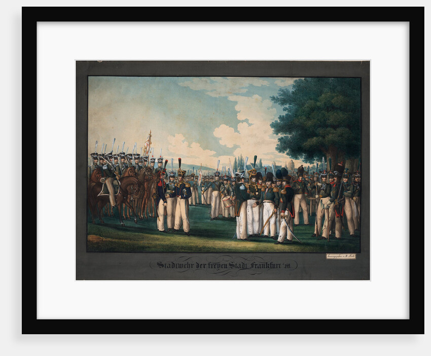 Civic Guards of Free City of Frankfurt by Anonymous