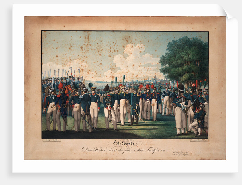 Civic Guards of Free City of Frankfurt by Anonymous