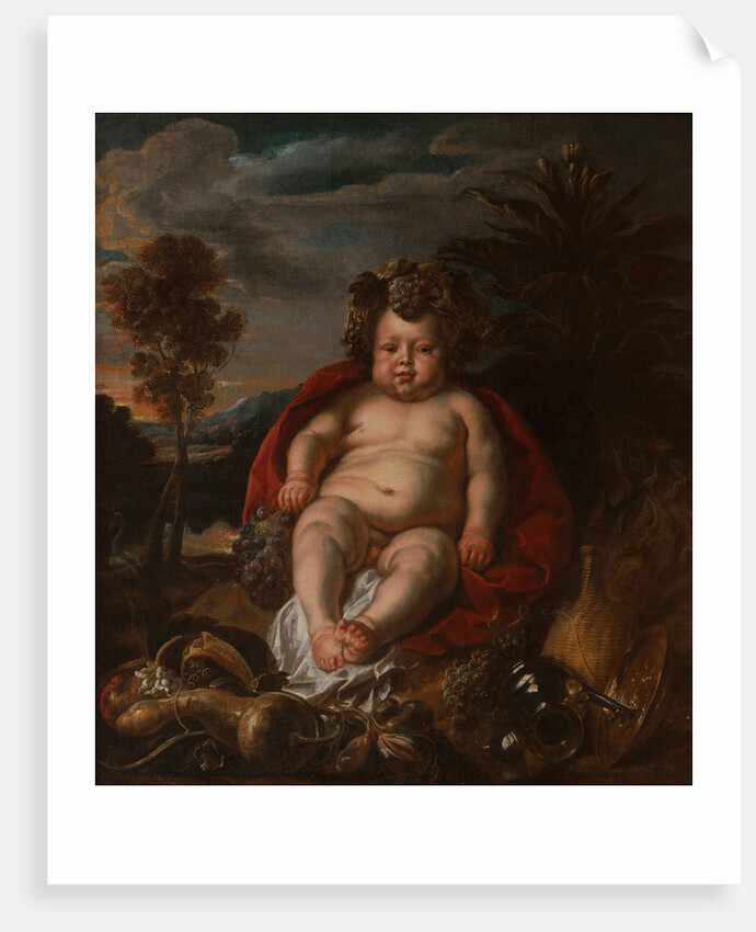 Bacchus as a child by Jacob Jordaens