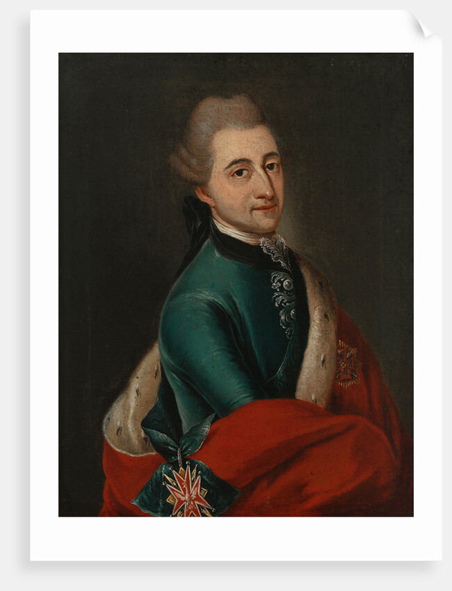 Portrait of Stanislaw II August Poniatowski, King and Grand Duke of the Polish-Lithuanian Commonweal by Franz Ignaz Molitor