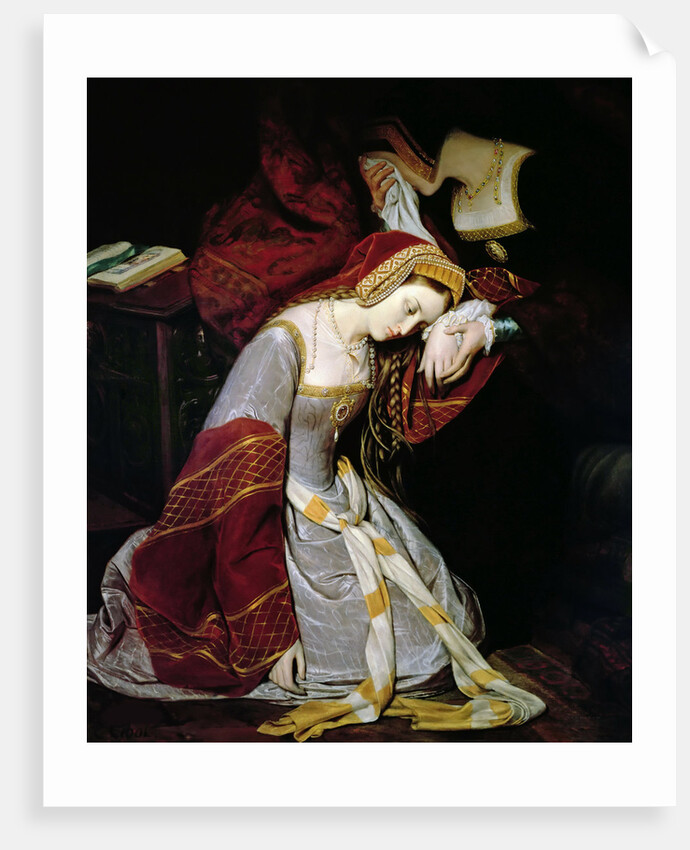 Anne Boleyn in the Tower of London by Édouard Cibot