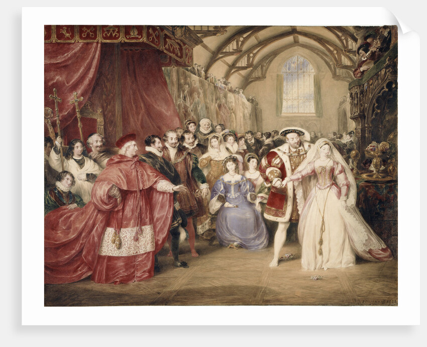 The Banquet of Henry VIII in York Place by James Stephanoff