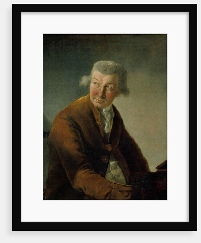 Portrait of Carl Friedrich Abel by Alexandre-Auguste Robineau
