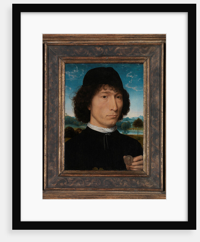 Portrait of a Man with a Roman Medal by Hans Memling