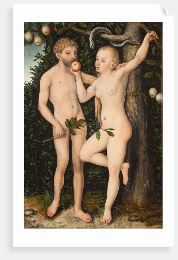Adam and Eve by Lucas Cranach the Elder
