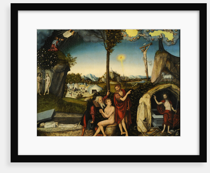 Law and Grace by Lucas Cranach the Elder