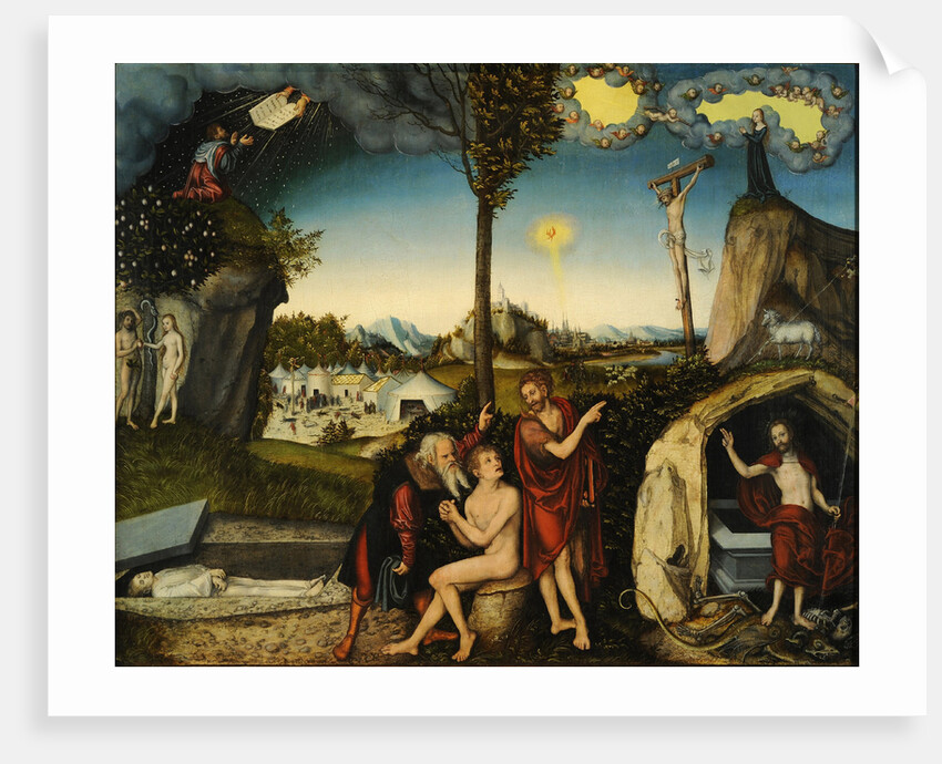Law and Grace by Lucas Cranach the Elder