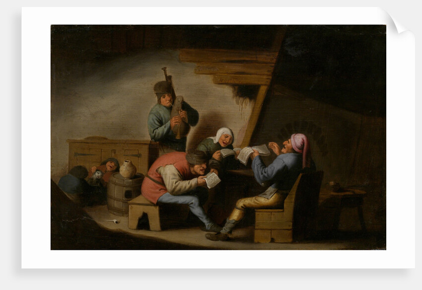 The village singers by Adriaen Jansz van Ostade