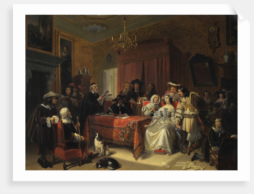 Reading of a Will by Jacob Joseph Eckhout