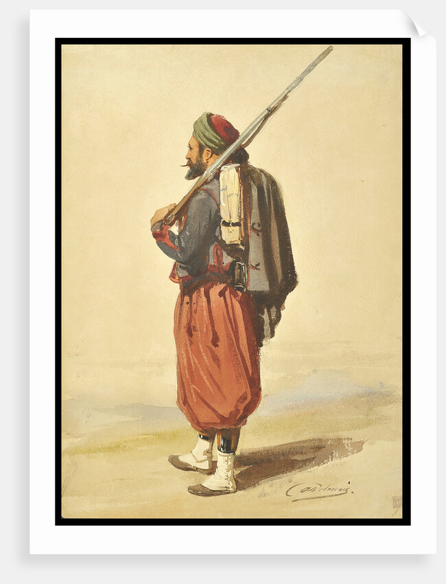 Zouave by Auguste Delacroix