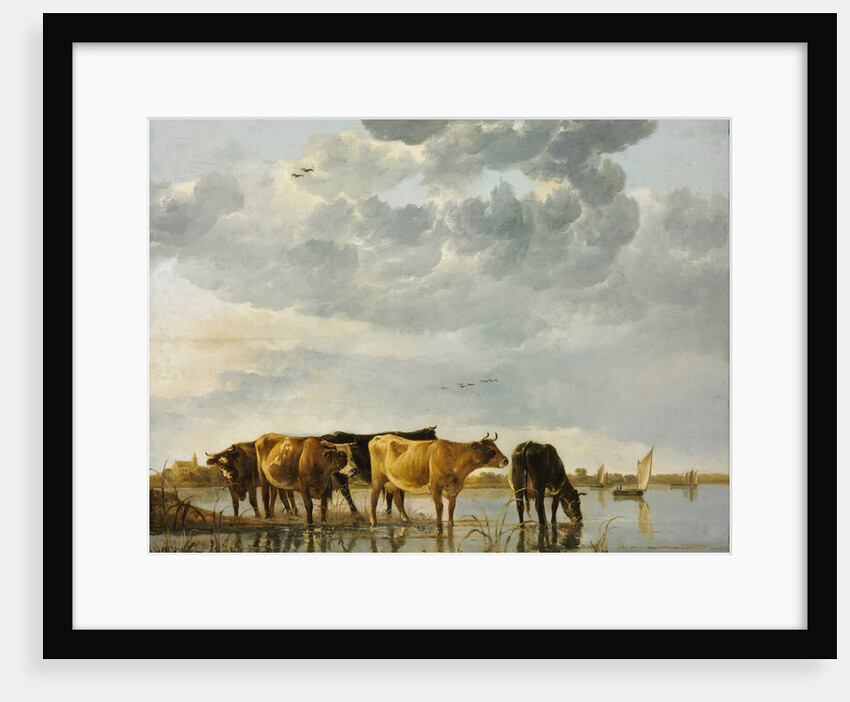 Cows in a River by Aelbert Cuyp