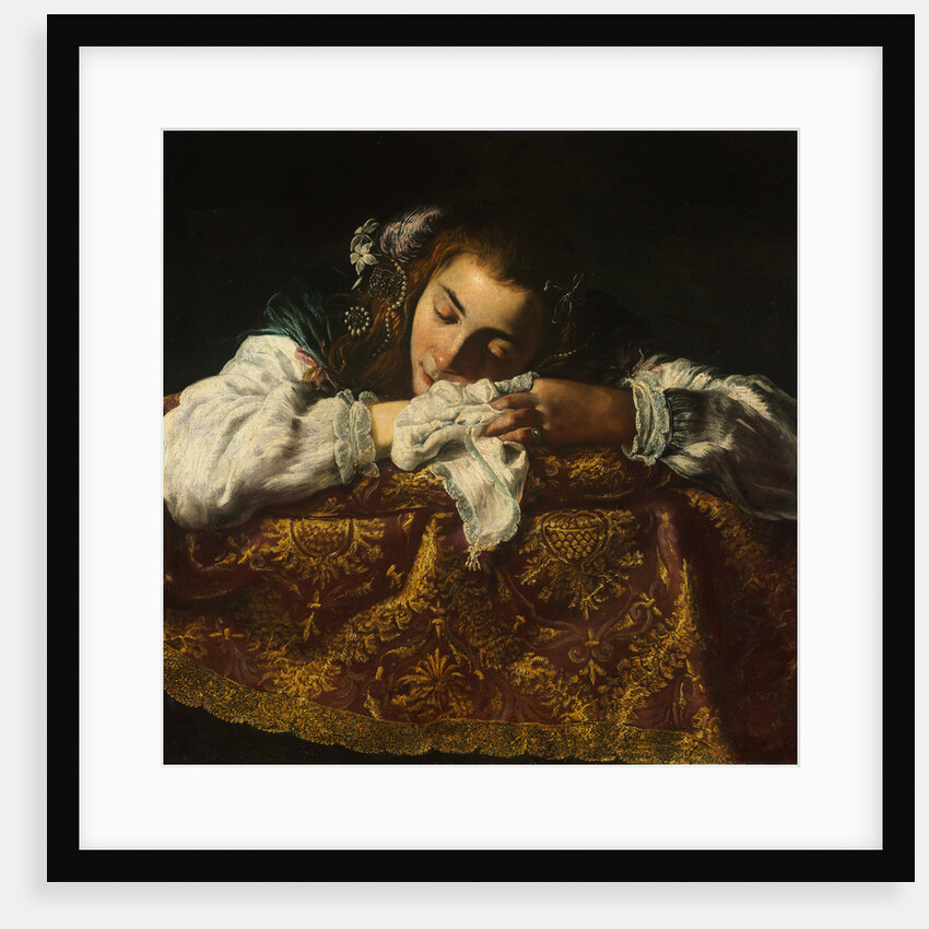 Sleeping Girl by Domenico Fetti