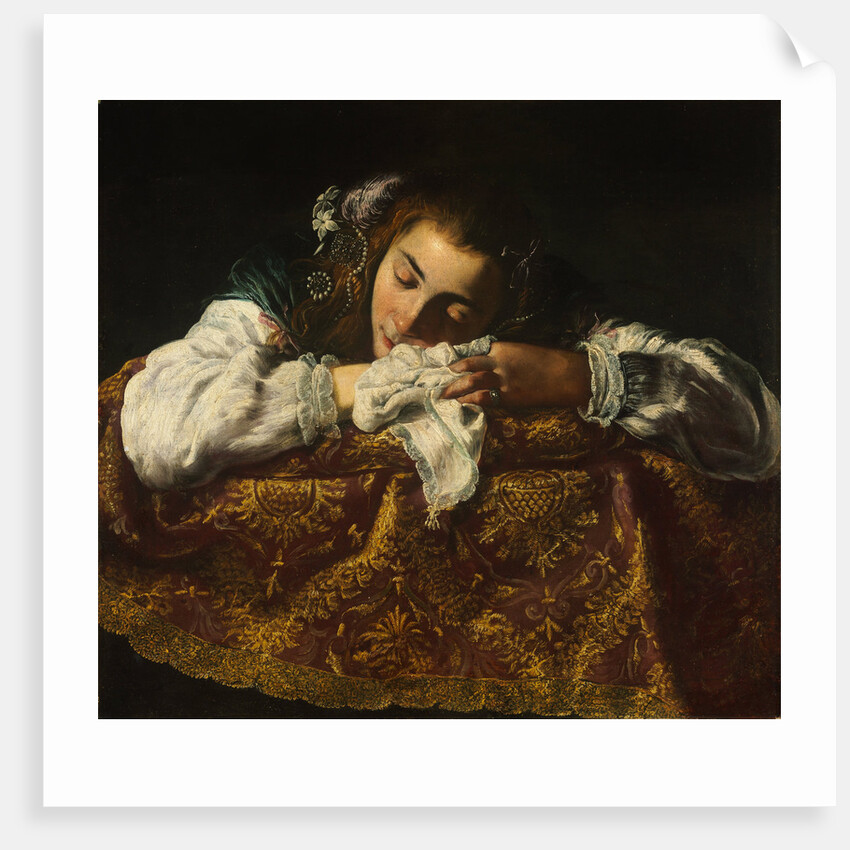 Sleeping Girl by Domenico Fetti