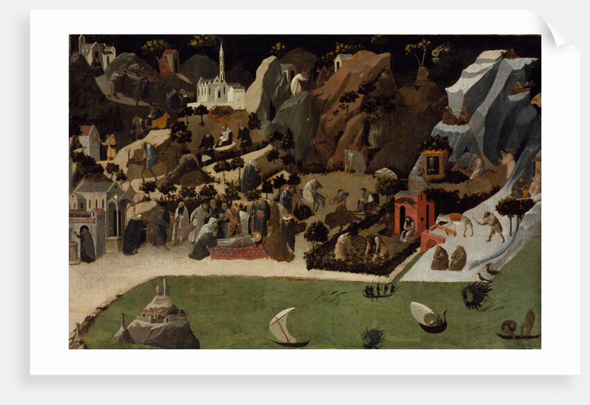 Scenes from the Lives of the Desert Fathers (Thebaid) by Fra Giovanni da Fiesole Angelico