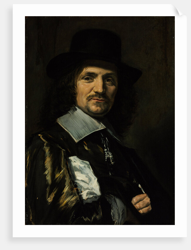 Portrait of the painter Jan Asselijn by Frans I Hals