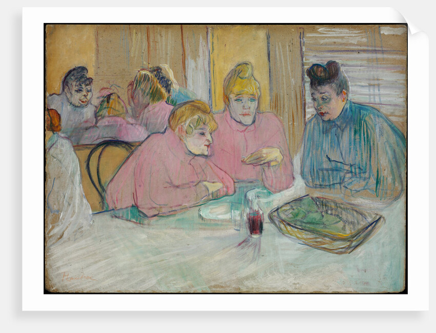 The Ladies in the Dining Room by Henri de Toulouse-Lautrec