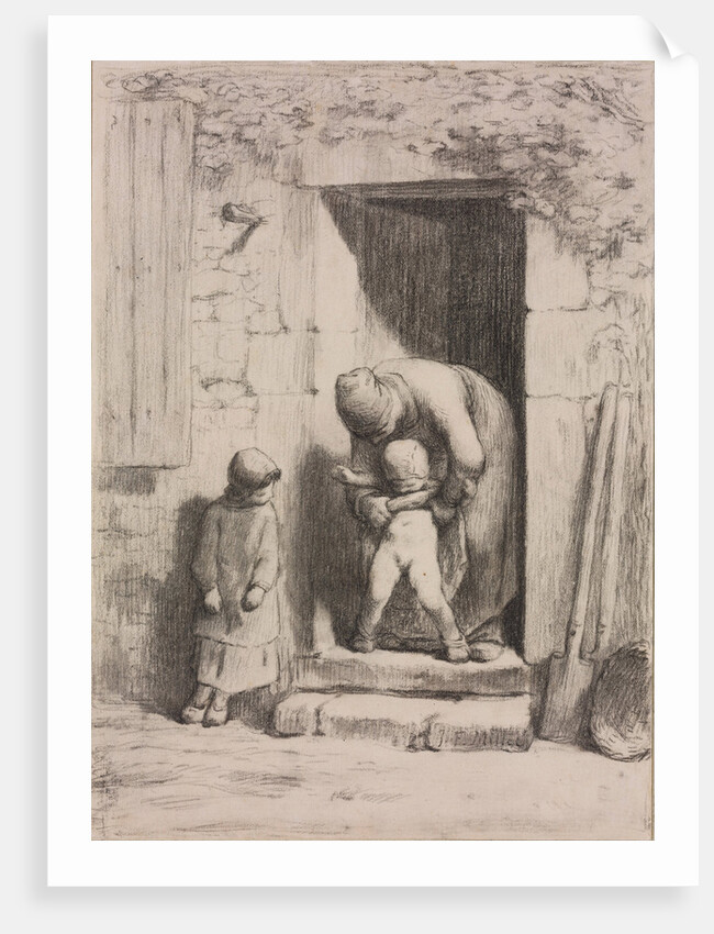 Maternal Solicitude by Jean-François Millet
