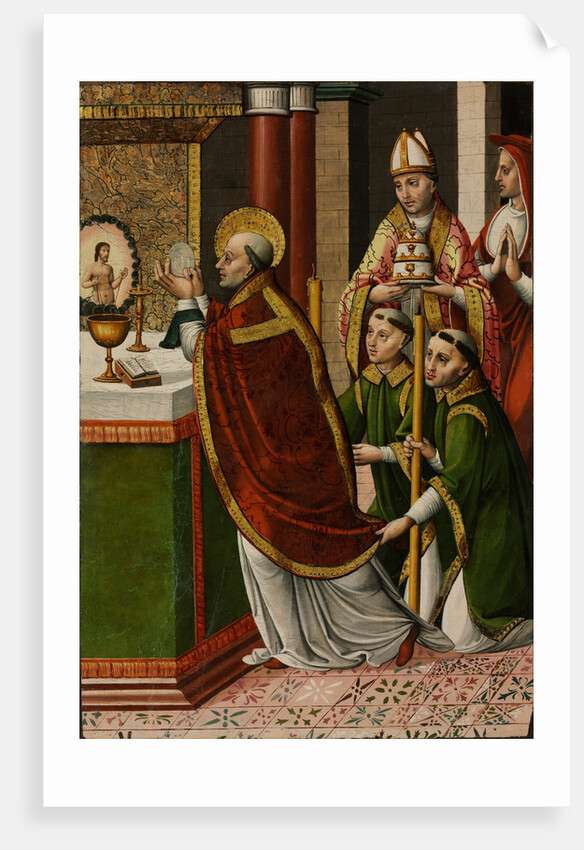 The Mass of Saint Gregory the Great by Master of Portillo