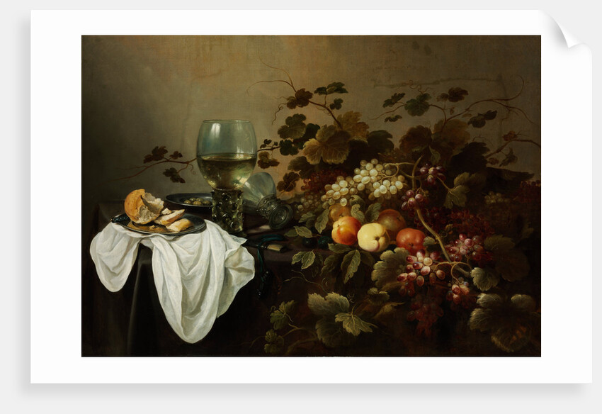 Still Life with Fruit and Roemer by Pieter Claesz