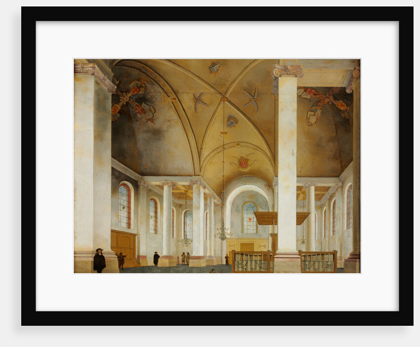 The Nieuwe Kerk in Haarlem by Pieter Saenredam