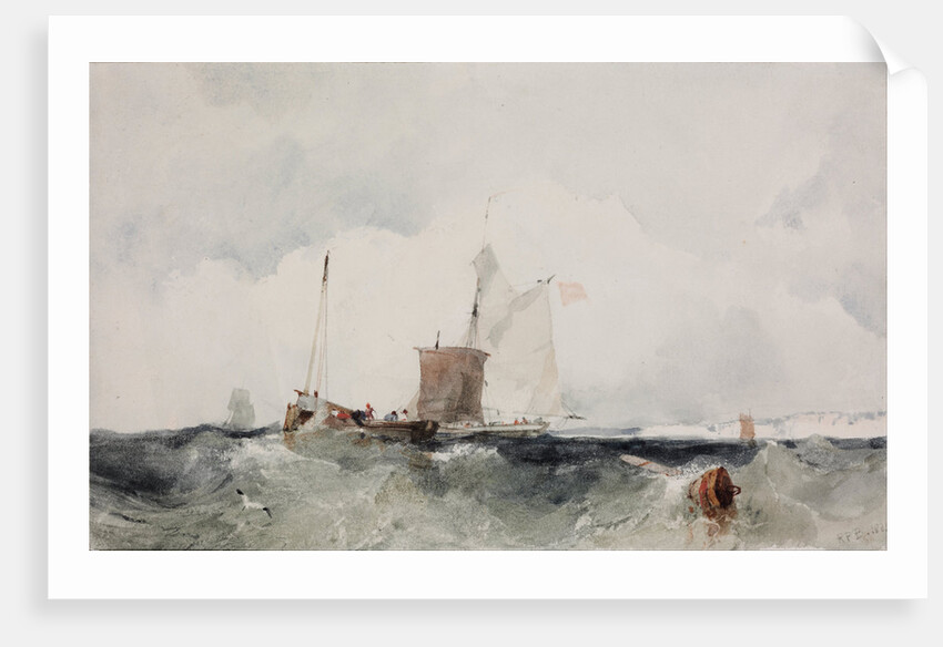 At the English Coast by Richard Parkes Bonington
