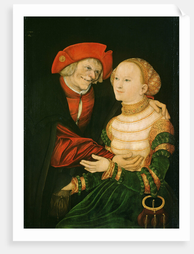 The Unequal Couple by Lucas Cranach the Elder