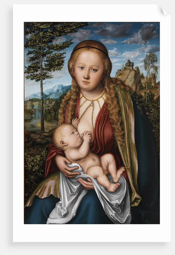 Tthe Virgin suckling the Child by Lucas Cranach the Elder