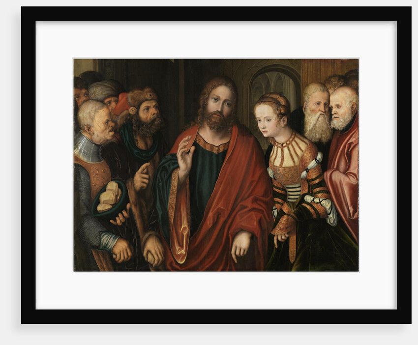 Christ and the Woman Taken in Adultery by Lucas Cranach the Elder