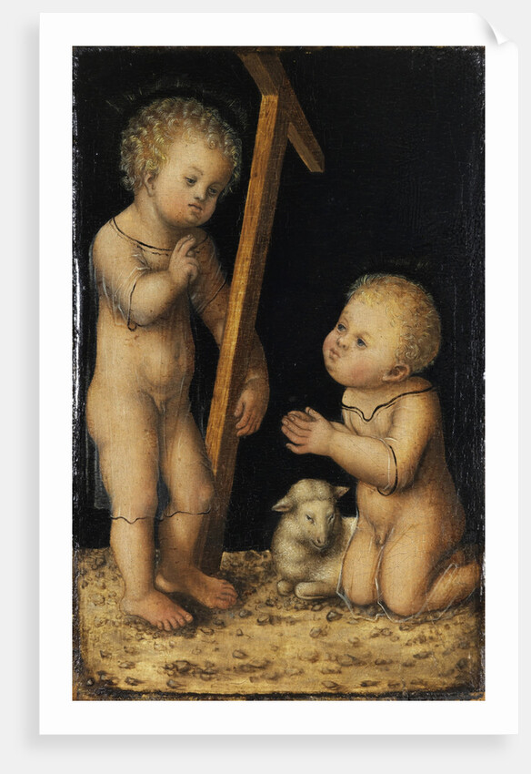 Christ and John the Baptist as Children by Lucas Cranach the Elder