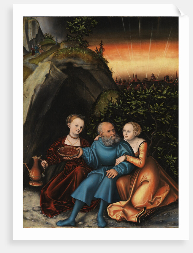 Lot and his Daughters by Lucas Cranach the Elder